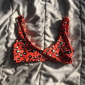 Blackbough wildcat print Tallulah bikini Top